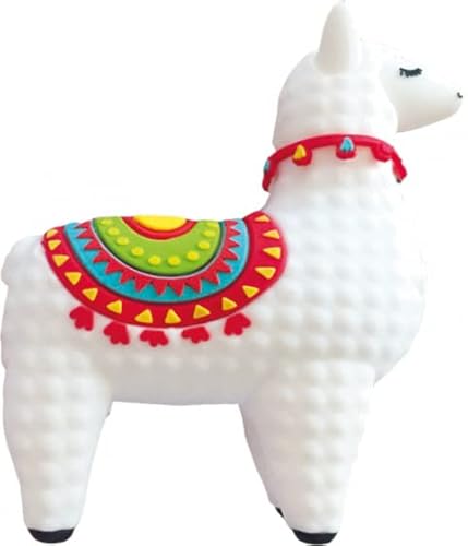 I-Total - Altoparlante Lama Bluetooth Junior, 11,5 X 9,8 Cm, Colore: Bianco
