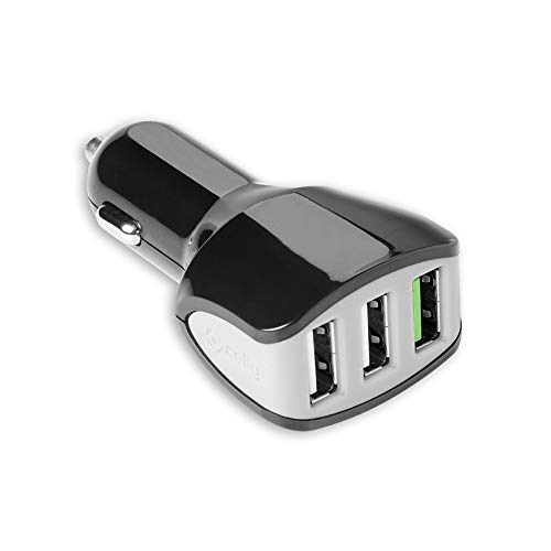 Celly Cc3Usbturbobk Auto Nero Caricabatterie Per Cellulari E Pda