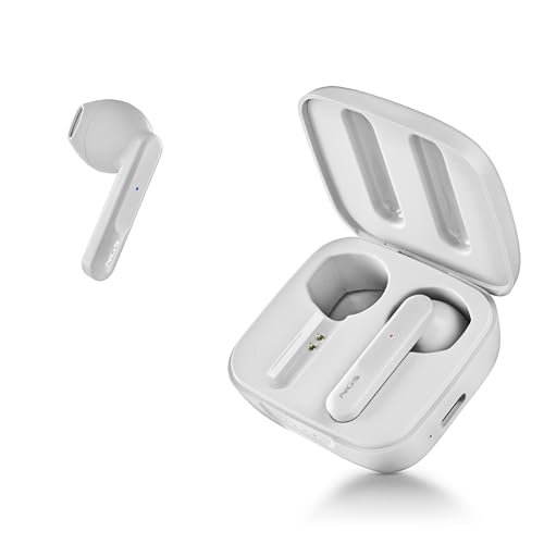 Ngs Artica Move White - Auricolare Wireless Compatibile Con Tecnologia Bluetooth 5.3. E Tws, Batteria Da 28 Ore, Controllo Touch, Tecnologia Enc, Bian