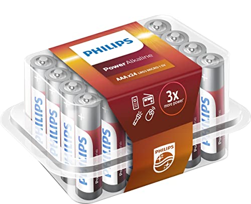 Philips Power Alkaline Lr03P24P/10 Batteria Per Uso Domestico Single-Use Battery Aaa Alcalino