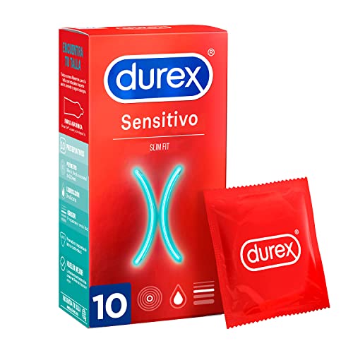 Durex Preservativi Sensitivi Morbidi Per Maggiore Sensibilità, Taglia Piccola - 10 Preservativi