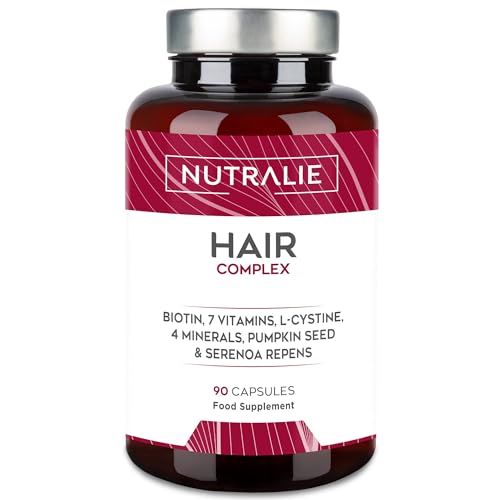 Integratore Crescita Capelli - Vitamine Capelli Anticaduta - Biotina, Zinco, Selenio, L-Cisteina, Serenoa Serrulata - Per Capelli Forti Donne E Uomini