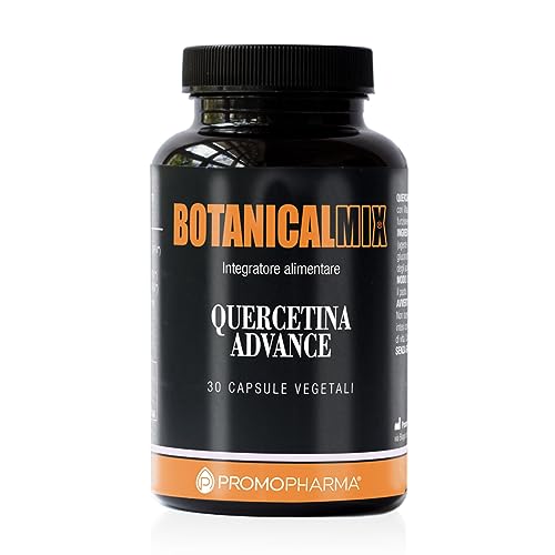 Quercetina Advance - Integratore Alimentare - Con Quercetina, Vitamina C, Bromelina, Zinco E Vitamina D - Per Le Difese Immunitarie - 30 Cps