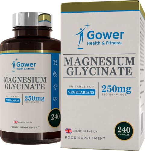 Gh Magnesio Bisglicinato | 240 Magnesio Glicinato Capsule - 250Mg Magnesio Elementare Per Dose | Non-Ogm, Senza Glutine E Allergeni | Prodotto Nel Reg