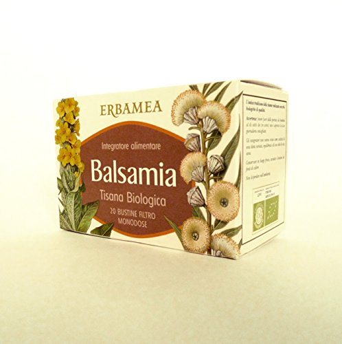 Balsamia Tisana Biologica 20 Bustine Tosse, Raffreddore, Mal Di Gola