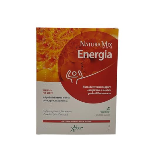 Aboca Natura Mix Advanced Energia 10 Flaconcini, 150 G