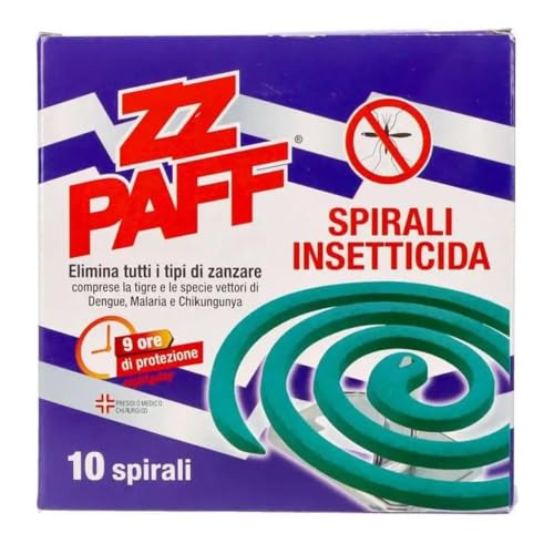 Zz Paff Spirali Insetticida Classic 10 Pezzi, 10Pz