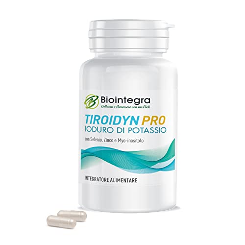 Tiroidynpro Ioduro Di Potassio Forte A Base Di Iodio, Zinco E Selenio. 60 Capsule