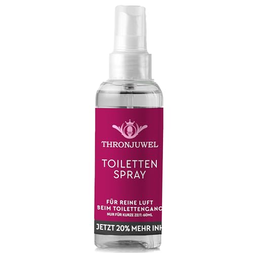 Thronjuwel Spray Per Wc Contro Il Cattivo Odore, Profumo Per Toilette Per/Gradevole Profumo Del Bagno – Neutralizzatore Di Cattivo Odore Per Bagni, In