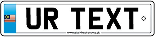 Deodorante Per Auto Personalizzato Malaysia Number Plate