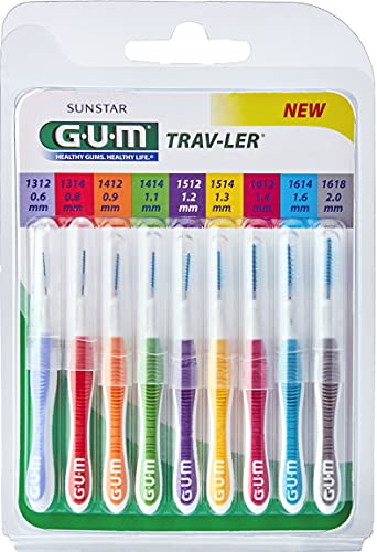 Gum Travler Kit Scovolini, 9 Pezzi - 80 Ml