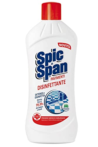 Spic & Span Pavimenti Disinfettante 12 Flaconi Da 1L (12)