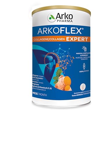 Arkopharma Arkoflex Collagene Expert - Integratore Alimentare In Polvere - Con Magnesio, Manganese, Vitamina B, C, D - Per Ossa E Muscoli - 1 Confezio