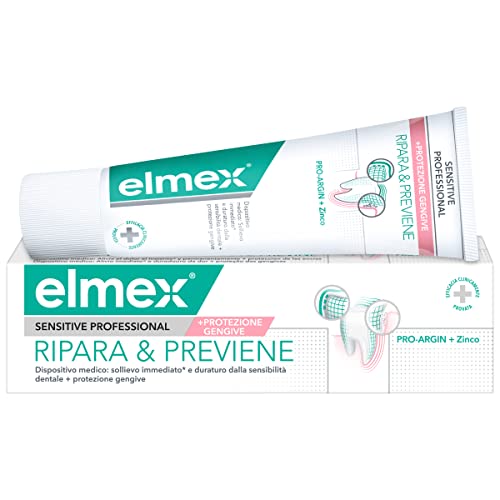 Elmex Dentifricio Sensitive Professional Ripara E Previene Denti Sensibili 75 Ml | Trattamento Per Denti Sensibili | Sollievo Immediato Dal Dolore* |