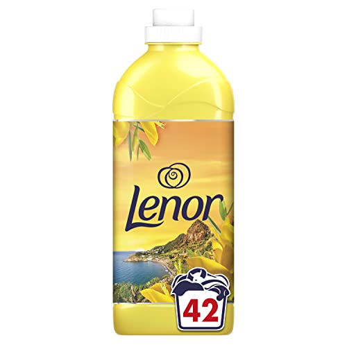 Lenor Panarea Ammorbidente 42 Lavaggi, 966 Ml, Per Una Freschezza Unica E Una Morbidezza Ispirata Alla Natura