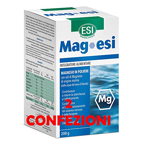 2Conf Esi Mag-Esi Magnesio In Polvere 200G Di Origine Marina