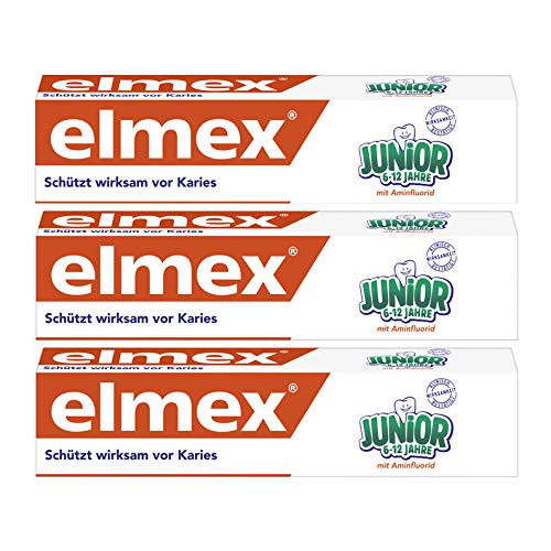 Elmex Dentifricio Junior 6-12 Anni - 3 X 75 Ml