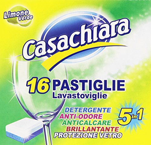 Casachiara - Pastiglie Per Lavastoviglie 5 In 1 - 16 Confezioni Da 16 Pezzi [256 Pezzi]
