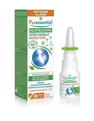 Puressentiel - Respirazione - Spray Nasale Protettivo Dispositivo Medico - Per Periodi Di Allergie - Effetto Barriera Anti-Allergeni - Pollini, Polver
