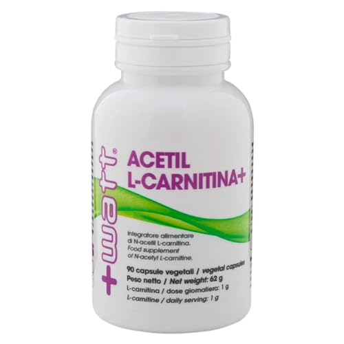Acetil L-Carnitina+ 90 Capsule - Integratore A Base Di N-Acetil-L-Carnitina. Favorisce Il Metabolismo Dei Grassi Producendo Maggiore Energia Per Il Me