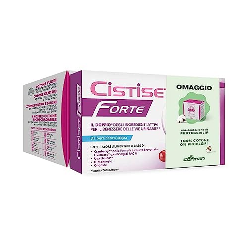 Cistiset Forte 8 Stick + Lady Presteril 24 Proteggislip Ripiegati 100% Cotone