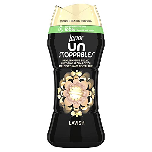 Lenor Unstoppable, Profumatore Bucato Lavatrice,210 G, Lavish, Intensificatore Di Profumo Bucato Per Un'Esplosione Di Freschezza, 100% Plastica Ricicl