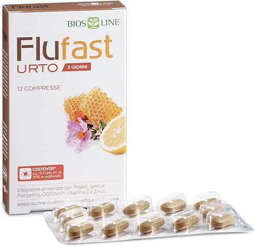 Biosline- Flufast Urto 3 Giorni, 12 Compresse (2 Confezioni) (2)
