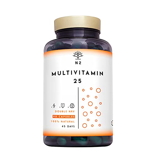 Multivitamine E Minerali, 200% Della Dose Giornaliera, Complesso Vitaminico Completo. Magnesio, Vitamina C, Vitamina D, Zinco, B1, B6, B12. Vitamine P