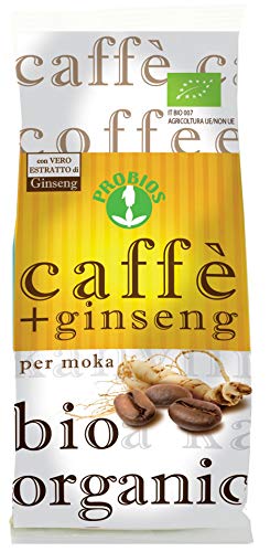 Caffè + Ginseng Per Moka 250 G Bio