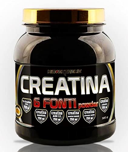 Creatina 6 Fonti Powder - Integratore Alimentare A Base Di Creatina In Sei Diverse Forme - 300G Gusto Arancia