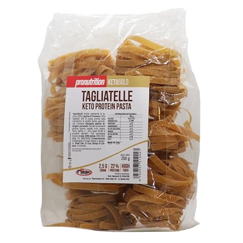 Pronutrition Pasta Keto Proteica Tagliatelle 250G - Pasta Proteica Chetogenica, A Basso Contenuto Di Carboidrati E Ad Alto Tenore Proteico. (1)