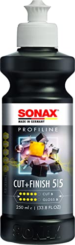 Sonax Profiline Cut+Finish Offre Una Lucidatura Rapida E Pulita Con Finitura Brillante Per Graffi Di Media Entità, 250 Ml, Articolo Numero 02251410