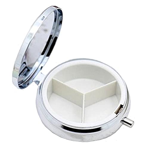 Samar-It Portapillole Giornaliero Tascabile 3 Scomparti - Porta Pillole Da Tasca Borsa Viaggio