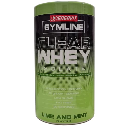 Enervit Gymline - Clear Whey Isolate Gusto Limone E Menta 480Gr = 20 Porzioni