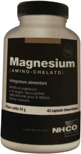 Nhco Nutrition Magnesium Amino-Chelato, Integratore Alimentare. (42)