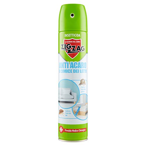 Zig Zag, Spray Anti Acaro, Acaricida Per Materassi, Acaricida Per Divani, Spray Contro Le Cimici Dei Letti, Insetticida Per Uso Domestico, Ideale Cont