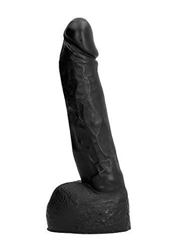 All Black Todo Nero Dildo Wilhelm, 21,5 Cm, Nero