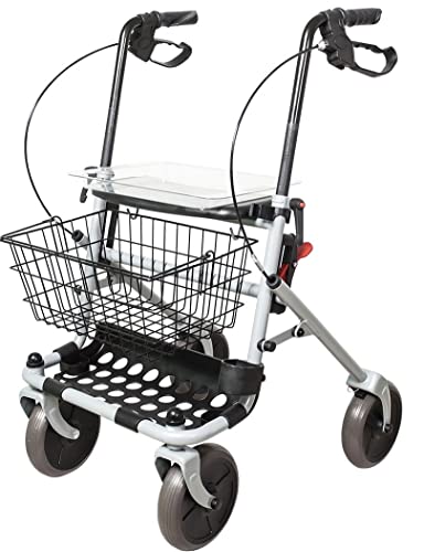 Rollator Regolabile In Altezza Con Cestino