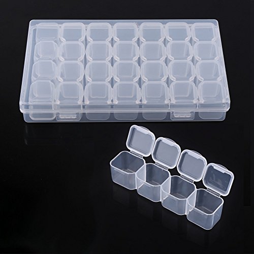 28 Slots Porta Pillole Topincn Pillole Organizzatore Cassa In Plastica Trasparente Per Organizer Tablet Scatola Di Immagazzinaggio