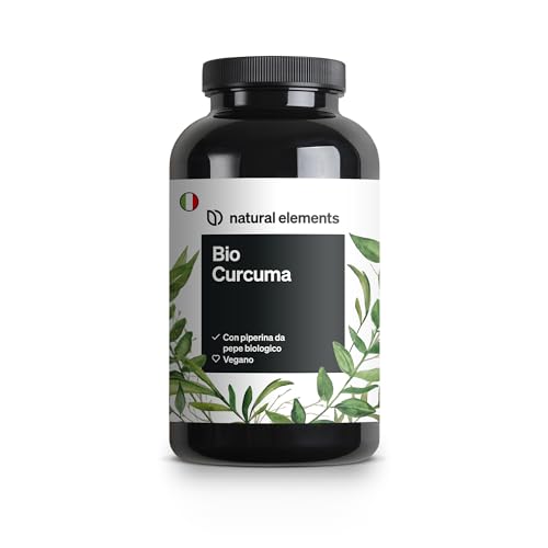 Curcuma E Piperina Plus – 240 Capsule – 2.900Mg Di Bio Curcuma Per Dose Giornaliera – Con Curcumina E Pepe Nero – Ad Alto Dosaggio, Vegana – Prodotta