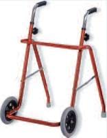 Deambulatore Rollator Pieghevole Con 2 Ruote - 2 Puntali