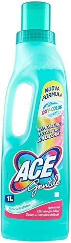 Ace - Gentile, Candeggina Delicata Per Colorati E Delicati - 4 Pezzi Da 1000 Ml [Totale 4000 Ml]