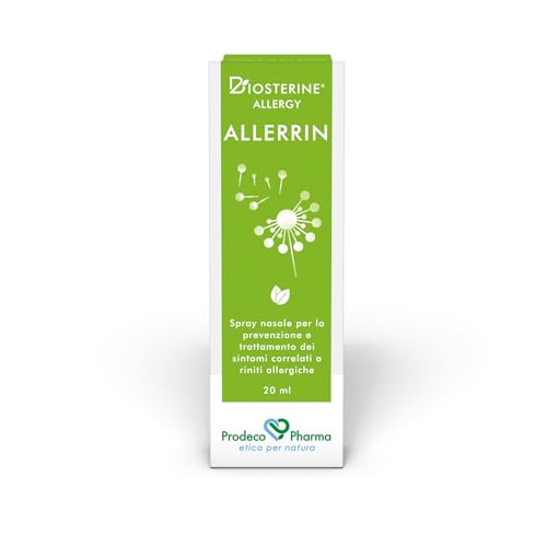 Prodeco Pharma Biosterine Allergy Allerin Spray Nasale 20 Ml - Per La Prevenzione E Trattamento Dei Sintomi Correlati A Riniti Allergiche