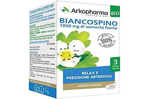 Arkopharma Integratore Arkocps Biancospino, 45 Capsule Bio