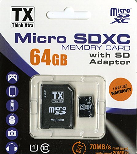 Microsd 64 Gb Con Adattarore Classe 10