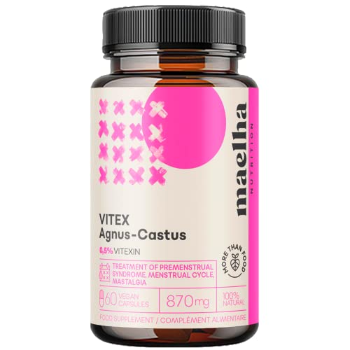 Vitex Agnus-Castus | Agnocasto Forte Titolato | Disturbi Mestruali E Premestruali | 60 Capsule | 100% Naturale