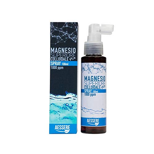 Aessere Magnesio Superiore Colloidale Plus Spray, 1000 Ppm, 100 Ml