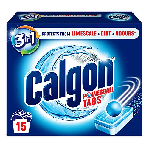 Calgon Powerball Tabs Anticalcare Lavatrice, Confezione Da 15