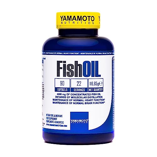Fish Oil Integratore Di Acidi Grassi Essenziali Omege-3, Epa E Dha Da Olio Di Pesce (90 Softgel)