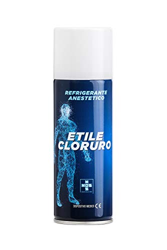Olcelli Farmaceutici Ghiaccio Spray Etile Cloruro Refrigerante Anestetico, 175 Ml
